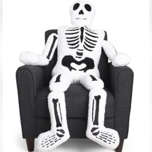New 5 foot skeleton Sherpa pillow from Storehouse
